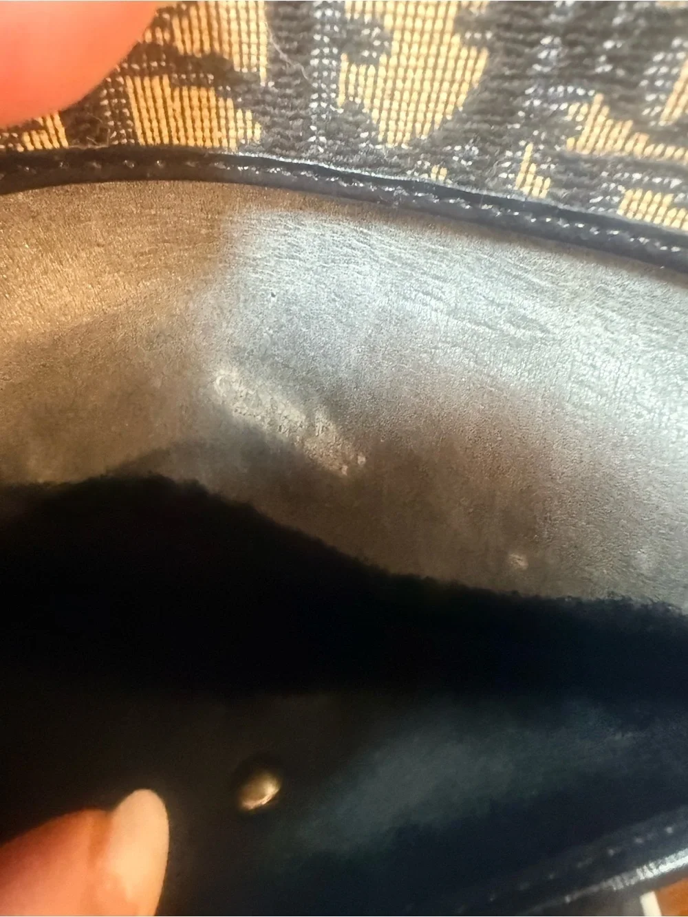 Vintage Dior Trotter Monogram Pouch
